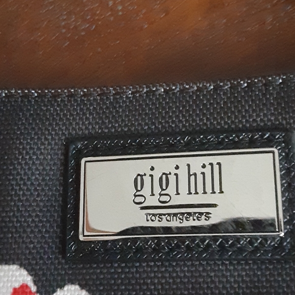 gigi hill Los Angeles crossbody bag black & red - Picture 2 of 9